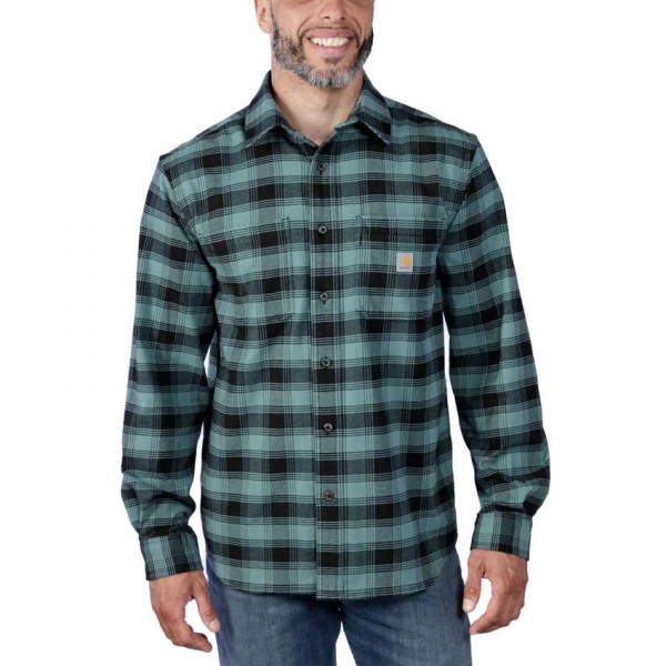 CARHARTT RUGGED FLEX™ RELAXED FIT MIDWEIGHT FLANNEL Langarmhemd